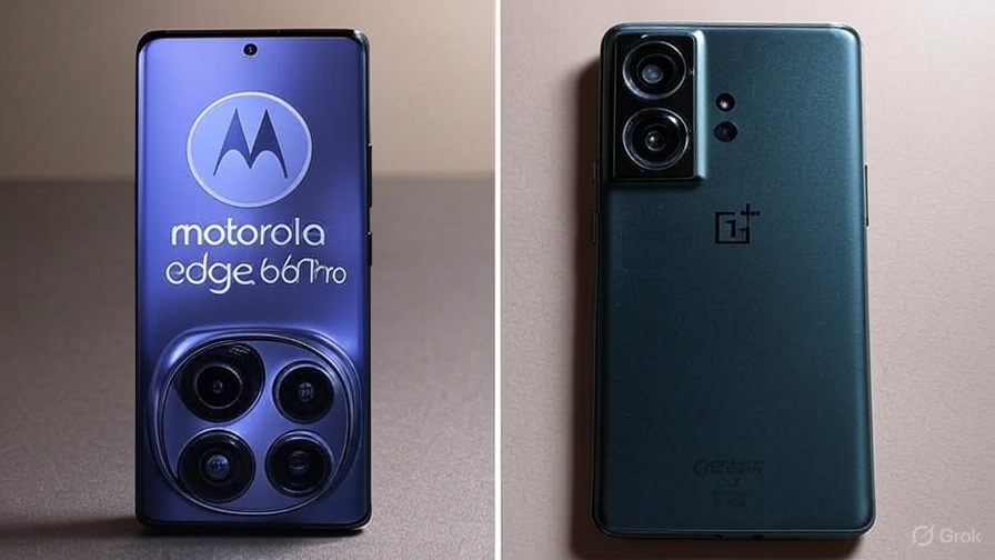 Motorola Edge 60 Pro vs OnePlus 13R full comparison with AI features and specifications under ₹30,000 in 2025.