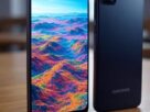 Samsung Galaxy F56 showcasing its Super AMOLED display and sleek rear design